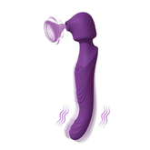 Vibrador succionador de clítoris con estimulación del punto G y 10 patrones de succión y vibración